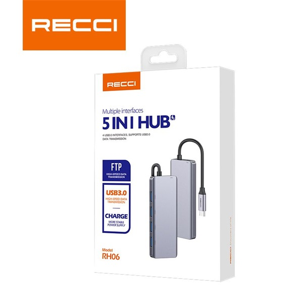 Adaptateur Multiports 5 IN 1 Recci RH06